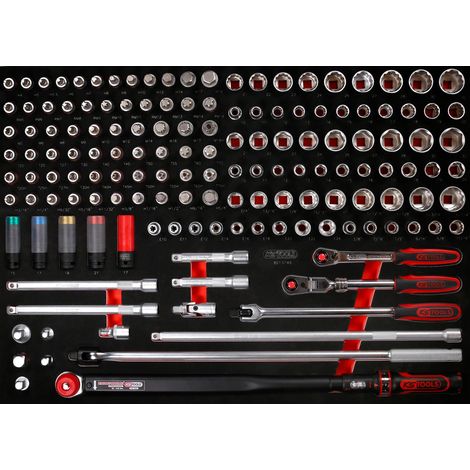 KS TOOLS Jeu de clés à douille 1/2' dans insert en mousse, 149 pcs ( 821.0149 ) (1/2)