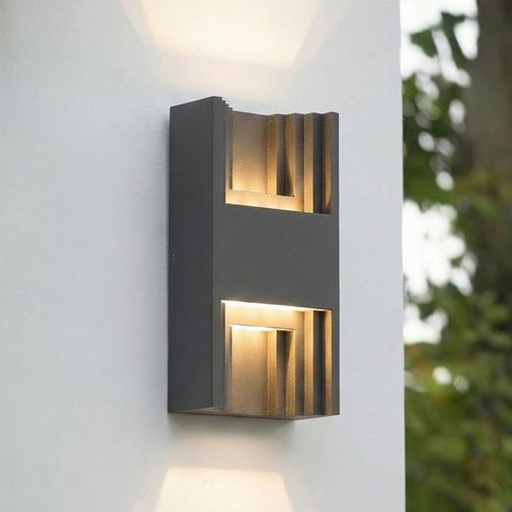 LED Outdoor Wall Light 'Aurali' made of Aluminium