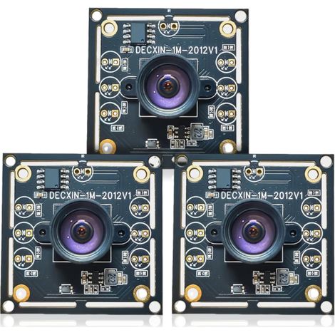 Kit de 3 modules caméra, objectif 100°, résolution 720P, câble USB 1m 2m 3m, pour système fléchettes et surveillance (1/5)