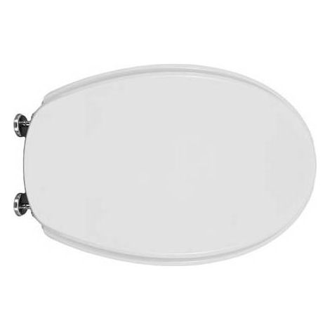 SIÈGE DE WC POUR TENAX VASO ARIETE FORMA 1 Dimensions : Blanc - Charnières à anneaux