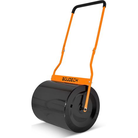 Tabur - Rullo manuale per prato da 50cm ⌀40cm con impugnatura ergonomica. Rullo da giardino con tappo rimovibile e capacità max di 62L
