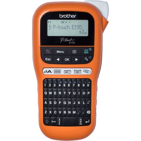 Etichettatrice Portatile Brother PT-E110 per Uso Domestico e Professionale (1/2)