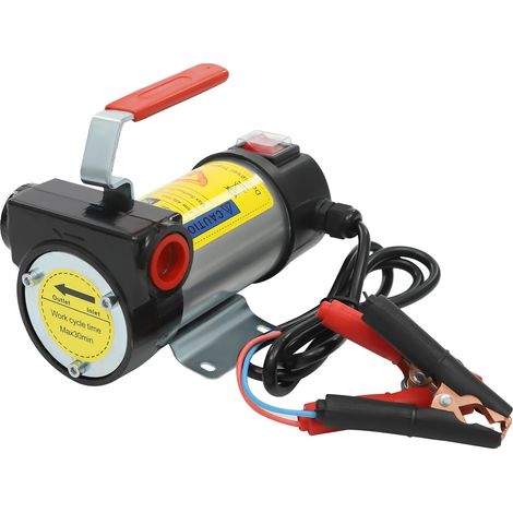 Pompa di trasferimento gasolio, potenza 200 W, portata 45 l/min, colore nero. (1/2)
