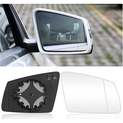 1 verre rétroviseur droit - Nosheir - Compatible Mercedes Classe C/E/S, chauffant