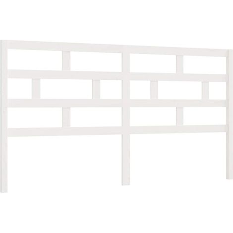 Maison Exclusive - Cabecero de cama madera maciza de pino blanco (1/5)
