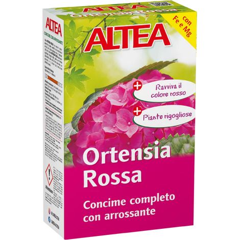 Altea Ortensia Rossa Concime Con Arrossante Per Tutti I Tipi Di Ortensie