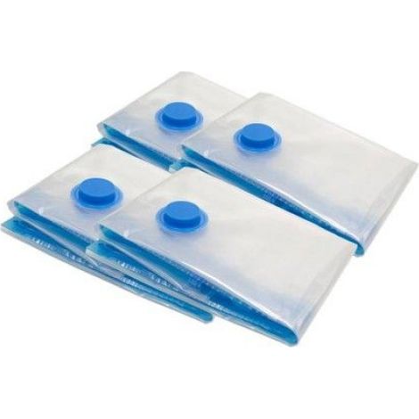 Lot 6 housses rangement sous vide 70 x 50 cm taille M (1/5)
