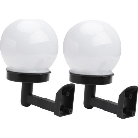 2pièces Lampe Murale Solaire Étanche Éclairage De Jardin Couloir Pour (1/5)