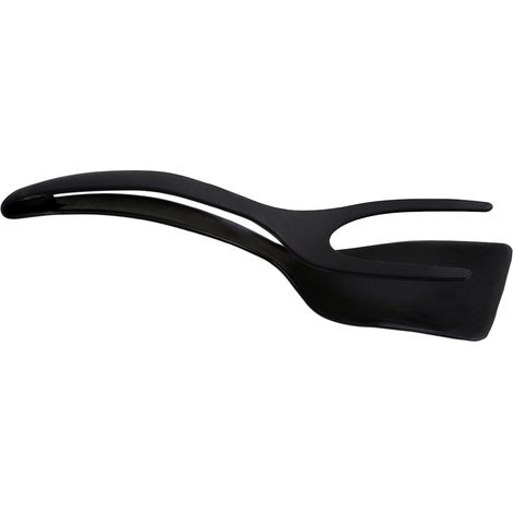 espátula 2 en 1, de nailon, antiadherente, ergonómica, para cocina. (1/5)