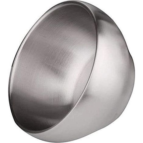 Bol à salade en acier inoxydable 304, diamètre 15 cm, finition argentée (1/5)
