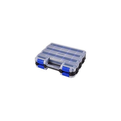 Boîte de rangement multifonctionnelle pour petites pièces – Organiseur double face avec 34 compartiments modulables – Séparateurs en plastique amovibles pour vis, écrous, clous et boulons (1/5)