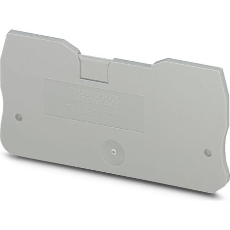 Couvercle Phoenix Contact, série D-QTC 2.5 pour Bloc de jonction ( Prix pour Paquet de 5 )
