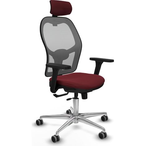 Sedia da ufficio piqueras y crespo ergonomica nera schiuma alta densita (1/2)