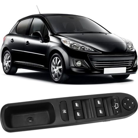 Commande de lève-vitre électrique avant droit compatible avec Peugeot 207 6490.EH