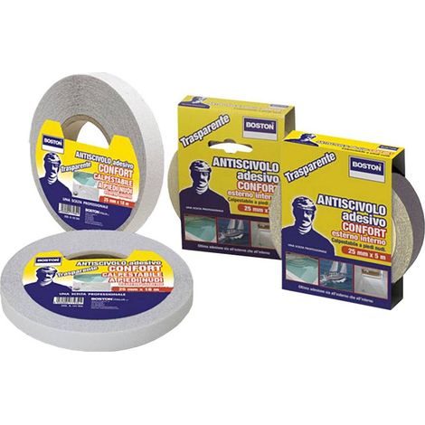 Boston Nastro Antisdrucciolo 25Mmx5M Confort