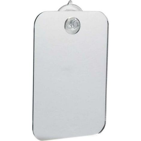 Miroir de Maquillage de Rasage de Douche Nouveau Miroir de Douche Anti-buée amélioré Miroir Accessoires de Salle de Bain pour Hommes et Femmes(Argent) (1/5)