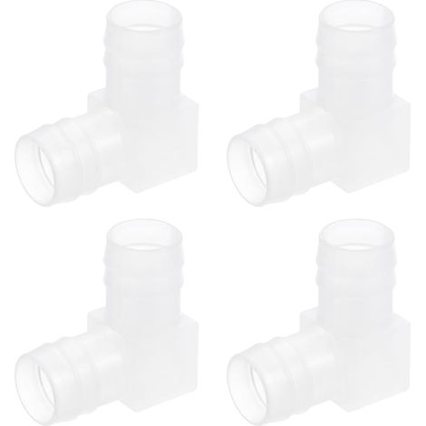 Raccord Coudé à 90 Degrés pour Tuyau de 13/16", Lot 4 Connecteurs en Forme L Valve d'Air d'Aquarium et Tuyauterie Aquariums Étangs - 13/16" (1/5)