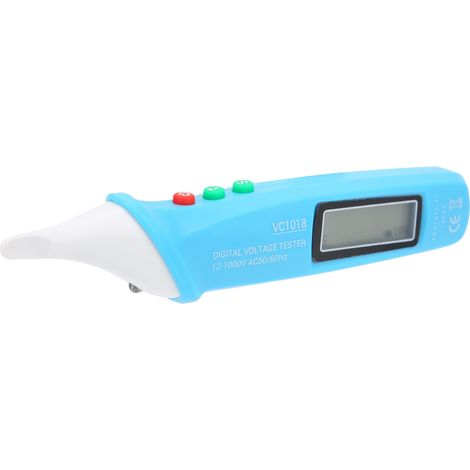 Testeur de tension sans contact ANENG VC1018 - Détecteur électrique intelligent à affichage numérique pour électriciens (repérage phase et neutre, réparation électrique) - Testeur inductif bleu, sans (1/5)