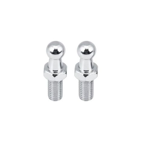 Auto Pièces détachées Pièces moteurs Vis principales, 2pcs boulons à billes en acier inoxydable pour voiture M8 pour le chapeau à bille à gaz Envoyer des noix (1/5)