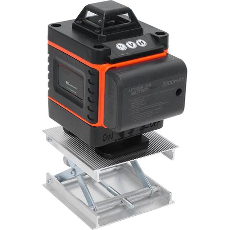 Niveau à bulle Green Beam Line Level 16, outil autonivelant pour travaux de bricolage, UE 110-240 V CA, orange (1/5)