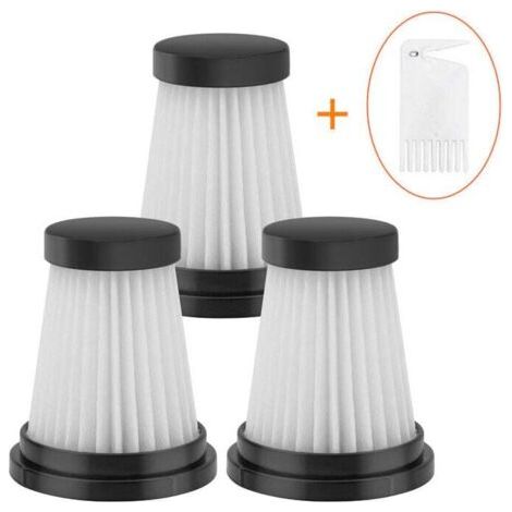 QORVA-Lot de 4 filtres HEPA de rechange pour aspirateur sans fil pour Moosoo K12 K12 Pro K13, pour Genius Invictus One 1.0 X7 / 2.0, pour accessoires de filtre pour aspirateur à main Foxnovo 13KPA (1/4)