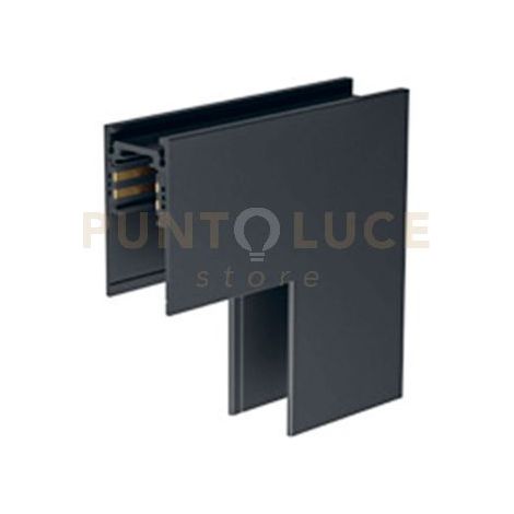GBIGSN2- ANGOLO MECCANICO 90° PARETE/SOFFITTO PER BINARIO MODULARE SUPERFICIE NERO