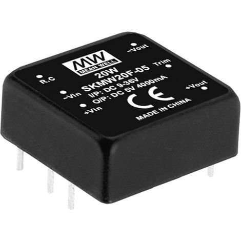 Mean Well SKMW20F-15 DC/DC-Wandler 1.33 A 20 W Anzahl Ausgänge: 1 x Inhalt 1 St.