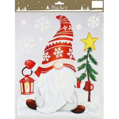 Fenstersticker Santa 28,5 x 34,5 cm Santa