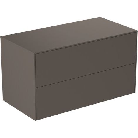 IDEAL STANDARD T4323Y2 Meuble sous-lavabo Conca, 2 tiroirs (1/2)