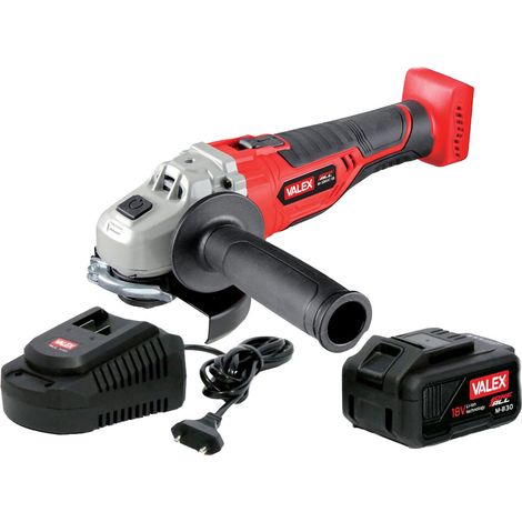 Meuleuse d'angle sans fil Valex "M-SMA1 18", avec batterie de 3 Ah et chargeur (1/4)