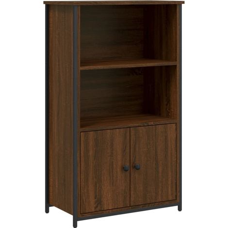 Credenza buffet cassettiera mobile contenitore organizer cucina soggiorno soggiorno alto 62 x 32 x 103,5 cm derivati del legno marrone 020033738