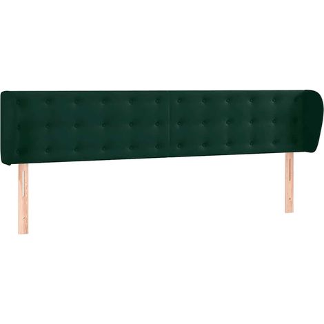 Maison Exclusive - Cabecero de terciopelo verde oscuro 183x23x78/ (1/5)