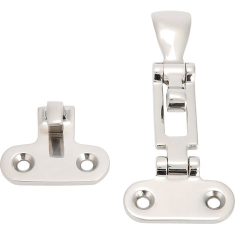 Verrou de bateau en acier inoxydable, verrou de porte d'armoire, support de miroir, pince de fixation, moraillon de pont (1/5)