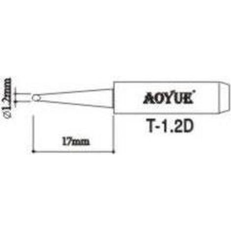 AOYUE T1,2D Repuesto punta soldador (1/2)