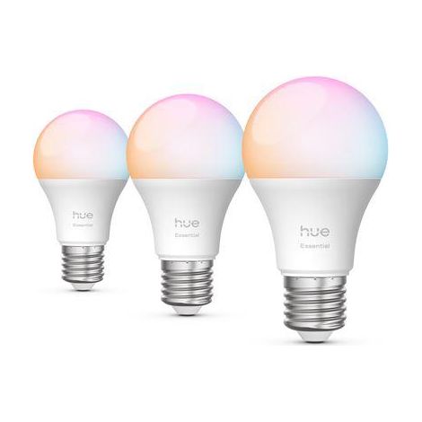 Philips Hue Essential Smarte Lampe E27 8W