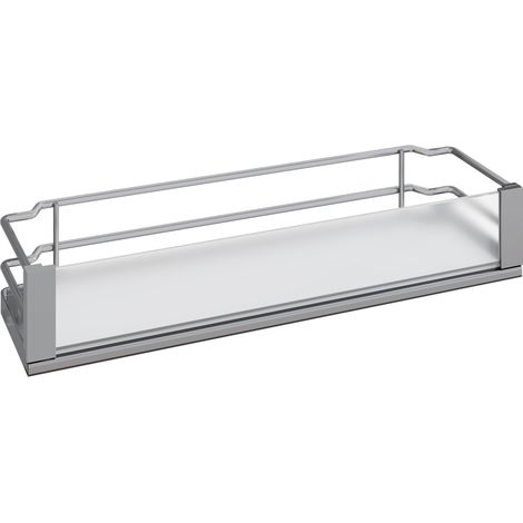 VS SUB Side Ablage-Set Artline 90° KB 200 mm Silber/Weiß/Glas satiniert (1/2)