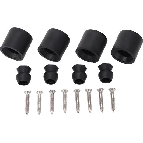 Ortviai Kit de 4 butées caoutchouc pour portes et fenêtres de caravane, remorque ou van – faible épaisseur, anti-choc et anti-vibration