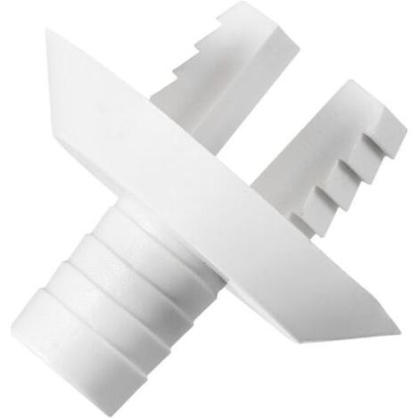 1,1" x 1 Stück Kunststoff-Schlauchverbinder, Klimaanlagen-Ablaufschlauchbogen, Ersatzteile für Klimaanlagen und Mini-Split-Geräte, [Weiß] (1/5)