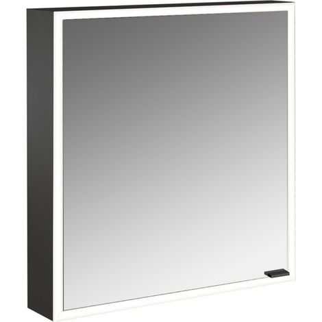 emco prime Armario con espejo iluminado, 600 mm, 1 puerta, tope a (1/5)