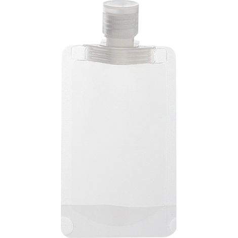 Lot de 10 sachets de voyage réutilisables pour lotions, contenants de 50 ml, flacons portables anti-fuites pour shampoing, après-shampoing et soins de la peau (1/5)