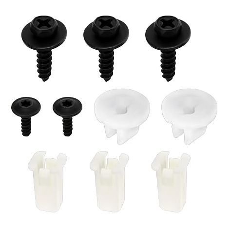 Clips de Fixation Pare-Chocs Avant Voiture Vis Rondelles Plastique Métal Remplacement MK6 2002-2008 Fiesta ST150 Zetec S (1/5)