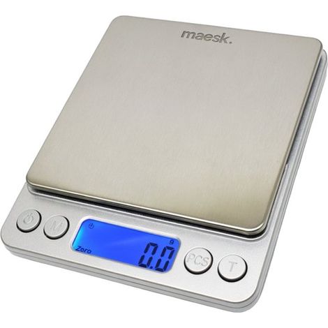 Balance de précision numérique 3 kg en acier inoxydable, idéale pour cuisine, bijoux et poche (1/2)