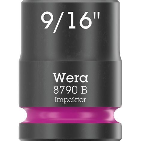 Wera 05005519001 8790 B - Inserto per chiave a bussola con attacco da 3/8", 9/16" x 30 mm (1/5)