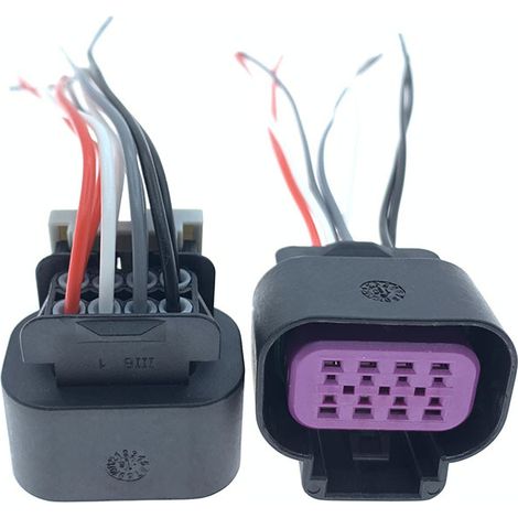 Kompatibel mit Buick Regal, LaCrosse, Excelle GT Limousine Scheinwerfereinheit Stecker und Kabelbaum 8-polige Buchse (1/4)