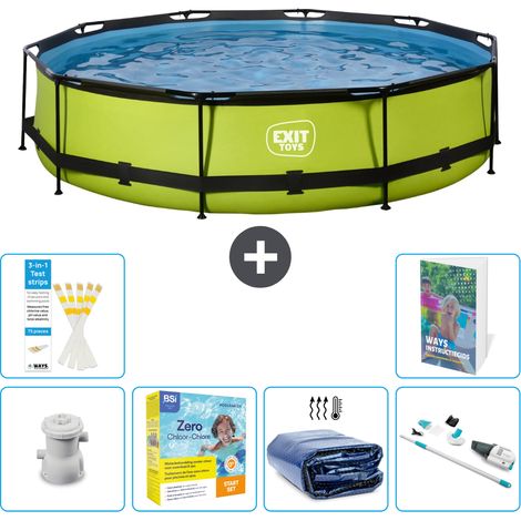 Exit Pool Rund - 360x76 cm - 7-teilig S196