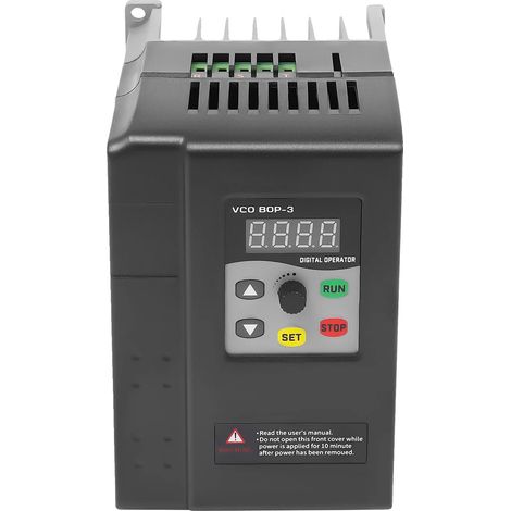 Variateur de fréquence, Télécommande, Système de protection à 8 voies, noir (1/2)