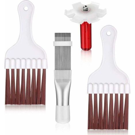 Peigne de Condenseur Climatiseur Réfrigérateur en Acier Inoxydable 3 Styles Durable pour Nettoyage Facile -KZQ
