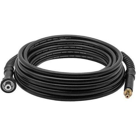 Tubo flessibile ad alta pressione di ricambio da 6 m, raccordo da 10 mm x M22, connettore per tubo flessibile per idropulitrice Kärcher K2 (vecchio modello). (1/4)