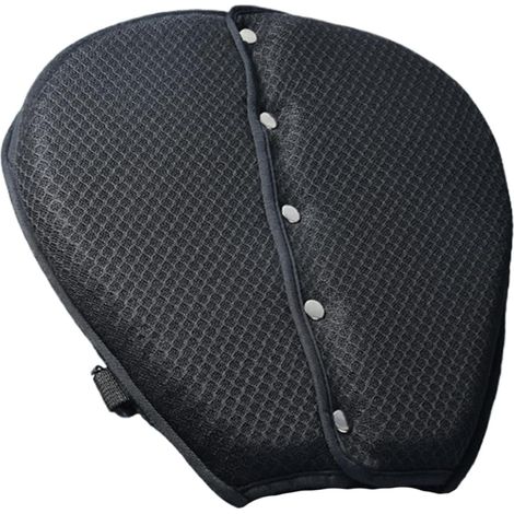 Housse de siège pour moto en gel respirant – Amortisseur résistant aux intempéries – Protection souple pour selle Housse de siège pour moto confort du cycliste, tourisme, déplacement (1/5)
