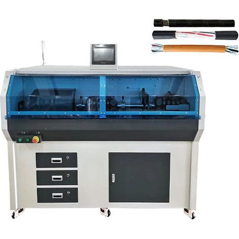 Macchina automatica per il taglio e la spelatura di cavi unipolari (10 - 240 mmq)